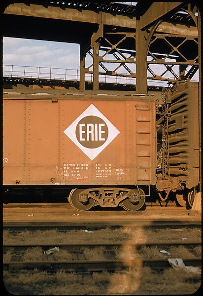 [155 Studies of Railroad Car Insiginias, For Fortune Article "Before They Disappear"], Walker Evans (American, St. Louis, Missouri 1903–1975 New Haven, Connecticut), Color film transparency 