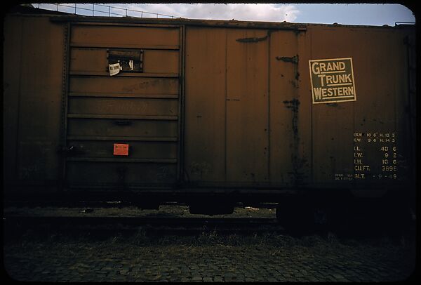 [155 Studies of Railroad Car Insiginias, For Fortune Article "Before They Disappear"], Walker Evans (American, St. Louis, Missouri 1903–1975 New Haven, Connecticut), Color film transparency
