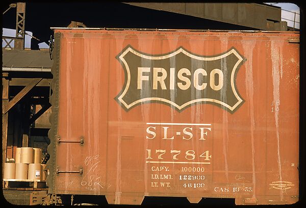 [155 Studies of Railroad Car Insiginias, For Fortune Article "Before They Disappear"], Walker Evans (American, St. Louis, Missouri 1903–1975 New Haven, Connecticut), Color film transparency