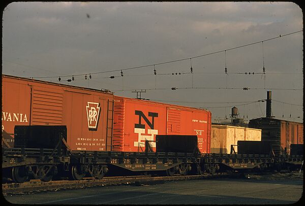 [155 Studies of Railroad Car Insiginias, For Fortune Article "Before They Disappear"], Walker Evans (American, St. Louis, Missouri 1903–1975 New Haven, Connecticut), Color film transparency