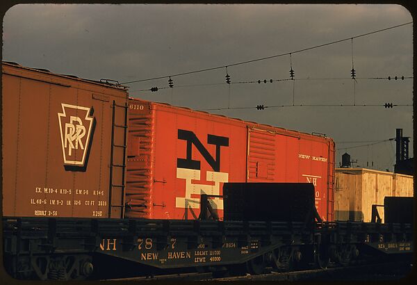 [155 Studies of Railroad Car Insiginias, For Fortune Article "Before They Disappear"], Walker Evans (American, St. Louis, Missouri 1903–1975 New Haven, Connecticut), Color film transparency