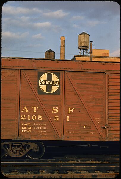 [155 Studies of Railroad Car Insiginias, For Fortune Article "Before They Disappear"], Walker Evans (American, St. Louis, Missouri 1903–1975 New Haven, Connecticut), Color film transparency
