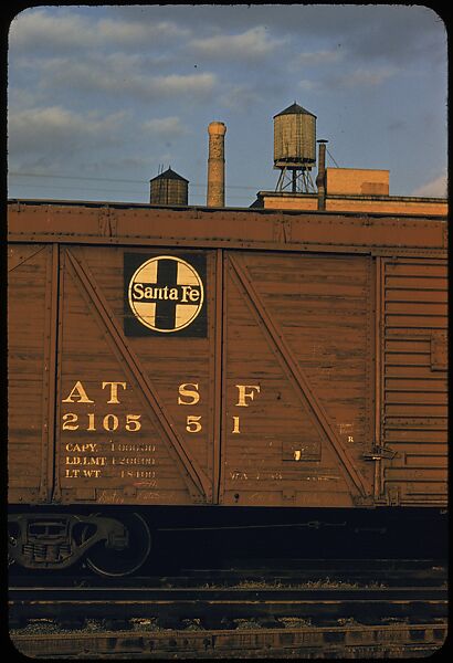 [155 Studies of Railroad Car Insiginias, For Fortune Article "Before They Disappear"], Walker Evans (American, St. Louis, Missouri 1903–1975 New Haven, Connecticut), Color film transparency