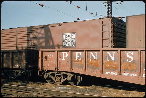 [155 Studies of Railroad Car Insiginias, For Fortune Article "Before They Disappear"], Walker Evans (American, St. Louis, Missouri 1903–1975 New Haven, Connecticut), Color film transparency