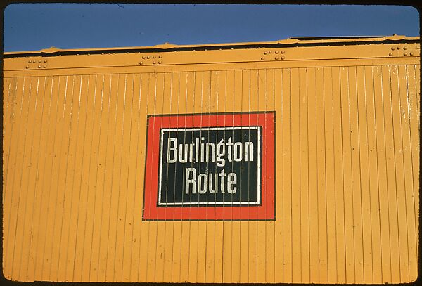 [155 Studies of Railroad Car Insiginias, For Fortune Article "Before They Disappear"], Walker Evans (American, St. Louis, Missouri 1903–1975 New Haven, Connecticut), Color film transparency