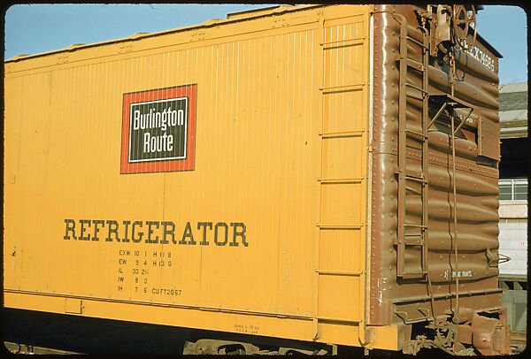 [155 Studies of Railroad Car Insiginias, For Fortune Article "Before They Disappear"], Walker Evans (American, St. Louis, Missouri 1903–1975 New Haven, Connecticut), Color film transparency