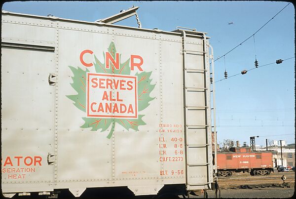 [155 Studies of Railroad Car Insiginias, For Fortune Article "Before They Disappear"], Walker Evans (American, St. Louis, Missouri 1903–1975 New Haven, Connecticut), Color film transparency