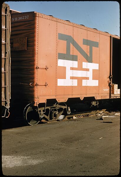 [155 Studies of Railroad Car Insiginias, For Fortune Article "Before They Disappear"], Walker Evans (American, St. Louis, Missouri 1903–1975 New Haven, Connecticut), Color film transparency
