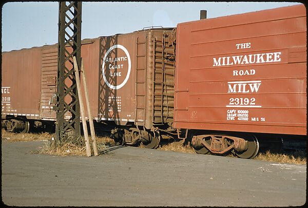 [155 Studies of Railroad Car Insiginias, For Fortune Article "Before They Disappear"], Walker Evans (American, St. Louis, Missouri 1903–1975 New Haven, Connecticut), Color film transparency