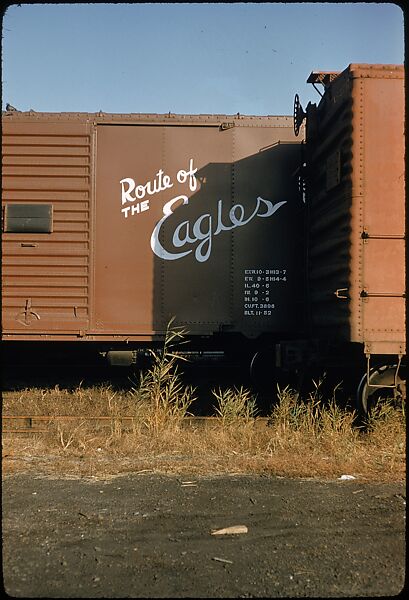 [155 Studies of Railroad Car Insiginias, For Fortune Article "Before They Disappear"], Walker Evans (American, St. Louis, Missouri 1903–1975 New Haven, Connecticut), Color film transparency