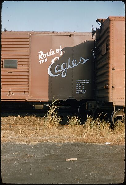 [155 Studies of Railroad Car Insiginias, For Fortune Article "Before They Disappear"], Walker Evans (American, St. Louis, Missouri 1903–1975 New Haven, Connecticut), Color film transparency
