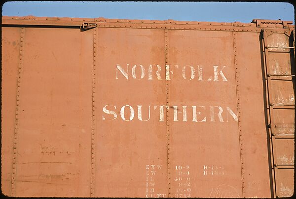 [155 Studies of Railroad Car Insiginias, For Fortune Article "Before They Disappear"], Walker Evans (American, St. Louis, Missouri 1903–1975 New Haven, Connecticut), Color film transparency