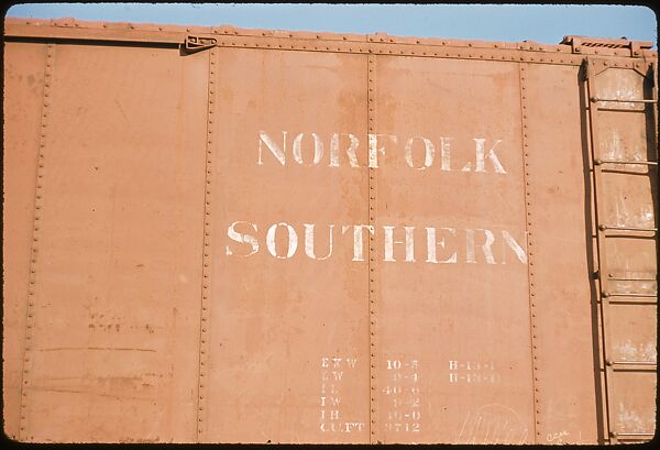 [155 Studies of Railroad Car Insiginias, For Fortune Article "Before They Disappear"], Walker Evans (American, St. Louis, Missouri 1903–1975 New Haven, Connecticut), Color film transparency