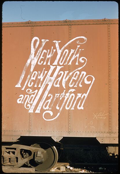 [155 Studies of Railroad Car Insiginias, For Fortune Article "Before They Disappear"], Walker Evans (American, St. Louis, Missouri 1903–1975 New Haven, Connecticut), Color film transparency