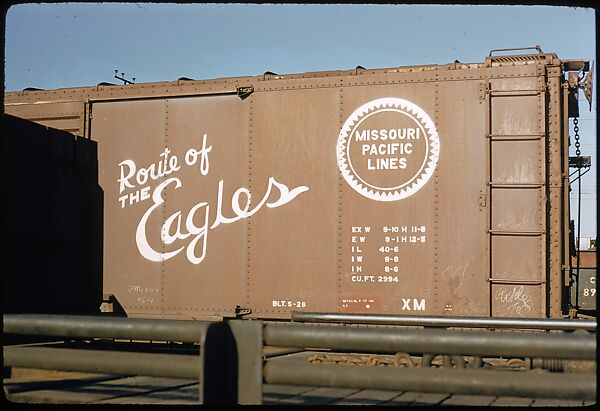 [155 Studies of Railroad Car Insiginias, For Fortune Article "Before They Disappear"], Walker Evans (American, St. Louis, Missouri 1903–1975 New Haven, Connecticut), Color film transparency