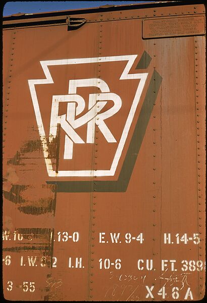 [155 Studies of Railroad Car Insiginias, For Fortune Article "Before They Disappear"], Walker Evans (American, St. Louis, Missouri 1903–1975 New Haven, Connecticut), Color film transparency
