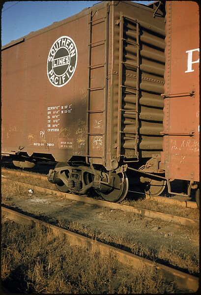 [155 Studies of Railroad Car Insiginias, For Fortune Article "Before They Disappear"], Walker Evans (American, St. Louis, Missouri 1903–1975 New Haven, Connecticut), Color film transparency