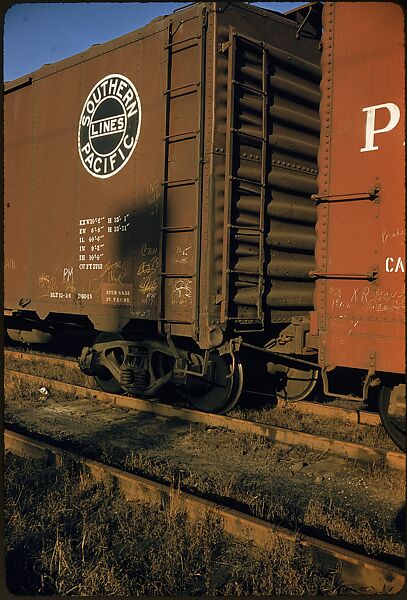 [155 Studies of Railroad Car Insiginias, For Fortune Article "Before They Disappear"], Walker Evans (American, St. Louis, Missouri 1903–1975 New Haven, Connecticut), Color film transparency