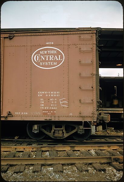 [155 Studies of Railroad Car Insiginias, For Fortune Article "Before They Disappear"], Walker Evans (American, St. Louis, Missouri 1903–1975 New Haven, Connecticut), Color film transparency