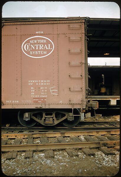 [155 Studies of Railroad Car Insiginias, For Fortune Article "Before They Disappear"], Walker Evans (American, St. Louis, Missouri 1903–1975 New Haven, Connecticut), Color film transparency