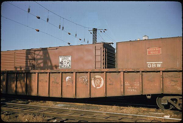 [155 Studies of Railroad Car Insiginias, For Fortune Article "Before They Disappear"], Walker Evans (American, St. Louis, Missouri 1903–1975 New Haven, Connecticut), Color film transparency