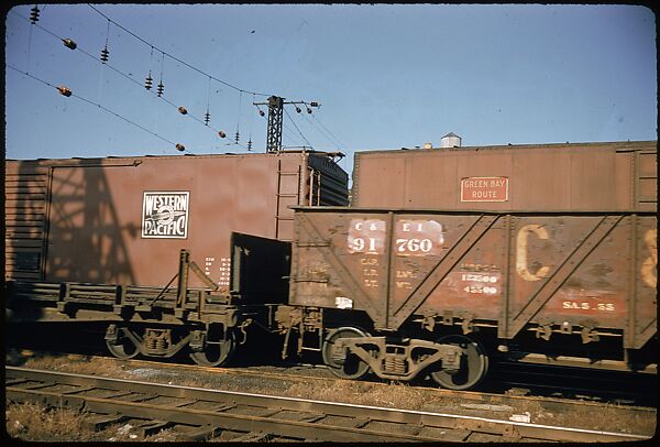 [155 Studies of Railroad Car Insiginias, For Fortune Article "Before They Disappear"], Walker Evans (American, St. Louis, Missouri 1903–1975 New Haven, Connecticut), Color film transparency