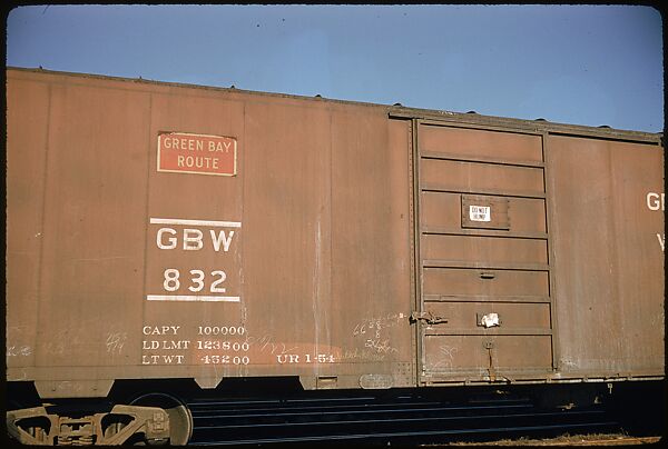 [155 Studies of Railroad Car Insiginias, For Fortune Article "Before They Disappear"], Walker Evans (American, St. Louis, Missouri 1903–1975 New Haven, Connecticut), Color film transparency