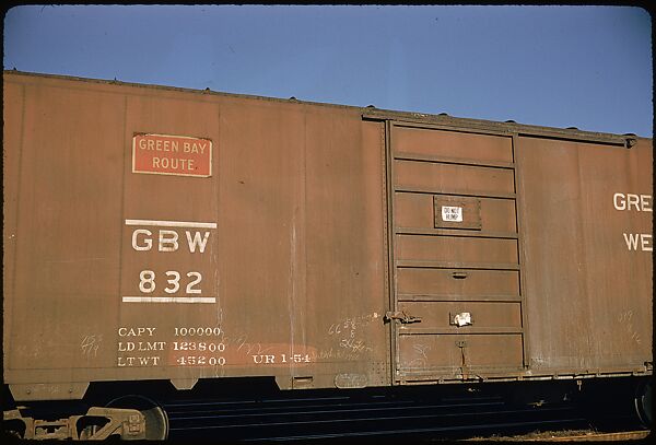 [155 Studies of Railroad Car Insiginias, For Fortune Article "Before They Disappear"], Walker Evans (American, St. Louis, Missouri 1903–1975 New Haven, Connecticut), Color film transparency