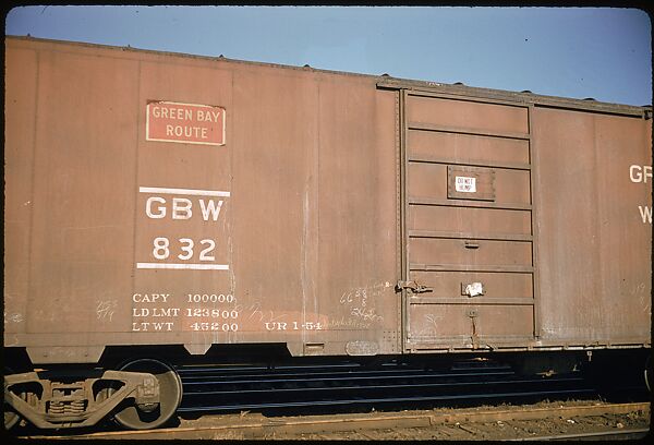 [155 Studies of Railroad Car Insiginias, For Fortune Article "Before They Disappear"], Walker Evans (American, St. Louis, Missouri 1903–1975 New Haven, Connecticut), Color film transparency