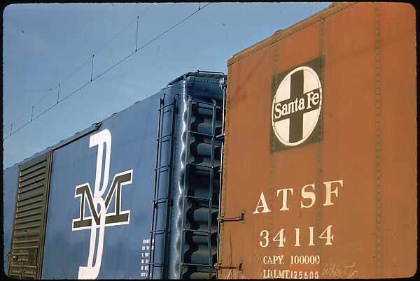[155 Studies of Railroad Car Insiginias, For Fortune Article "Before They Disappear"], Walker Evans (American, St. Louis, Missouri 1903–1975 New Haven, Connecticut), Color film transparency