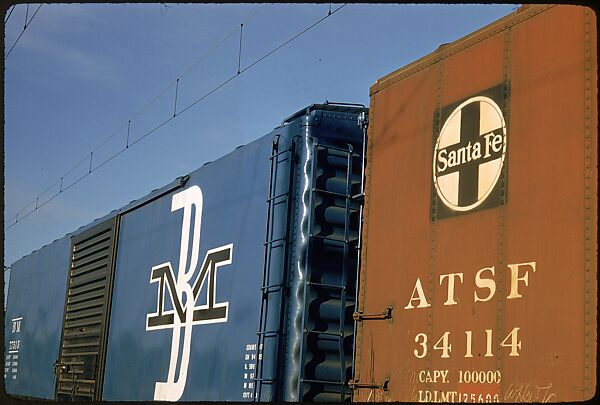 [155 Studies of Railroad Car Insiginias, For Fortune Article "Before They Disappear"], Walker Evans (American, St. Louis, Missouri 1903–1975 New Haven, Connecticut), Color film transparency