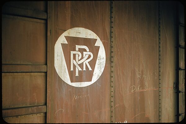 [155 Studies of Railroad Car Insiginias, For Fortune Article "Before They Disappear"], Walker Evans (American, St. Louis, Missouri 1903–1975 New Haven, Connecticut), Color film transparency