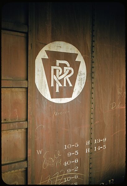 [155 Studies of Railroad Car Insiginias, For Fortune Article "Before They Disappear"], Walker Evans (American, St. Louis, Missouri 1903–1975 New Haven, Connecticut), Color film transparency
