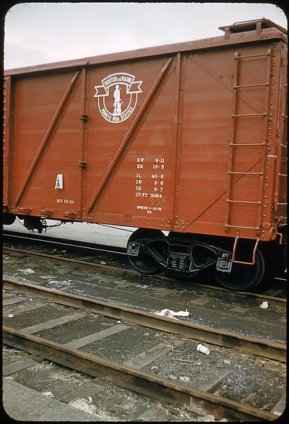 [155 Studies of Railroad Car Insiginias, For Fortune Article "Before They Disappear"], Walker Evans (American, St. Louis, Missouri 1903–1975 New Haven, Connecticut), Color film transparency