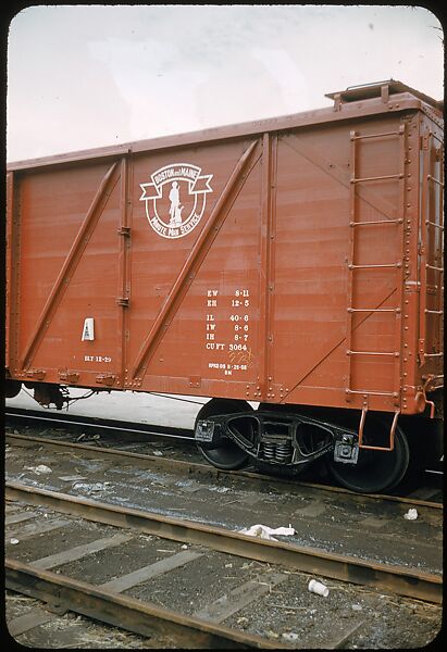 [155 Studies of Railroad Car Insiginias, For Fortune Article "Before They Disappear"], Walker Evans (American, St. Louis, Missouri 1903–1975 New Haven, Connecticut), Color film transparency