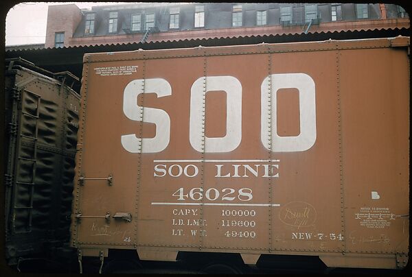 [155 Studies of Railroad Car Insiginias, For Fortune Article "Before They Disappear"], Walker Evans (American, St. Louis, Missouri 1903–1975 New Haven, Connecticut), Color film transparency