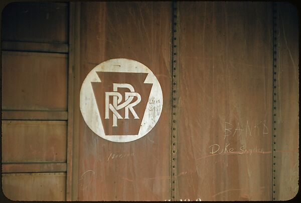 [155 Studies of Railroad Car Insiginias, For Fortune Article "Before They Disappear"], Walker Evans (American, St. Louis, Missouri 1903–1975 New Haven, Connecticut), Color film transparency