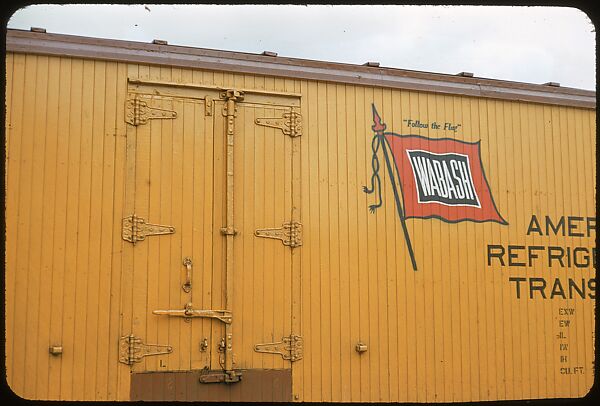 [155 Studies of Railroad Car Insiginias, For Fortune Article "Before They Disappear"], Walker Evans (American, St. Louis, Missouri 1903–1975 New Haven, Connecticut), Color film transparency