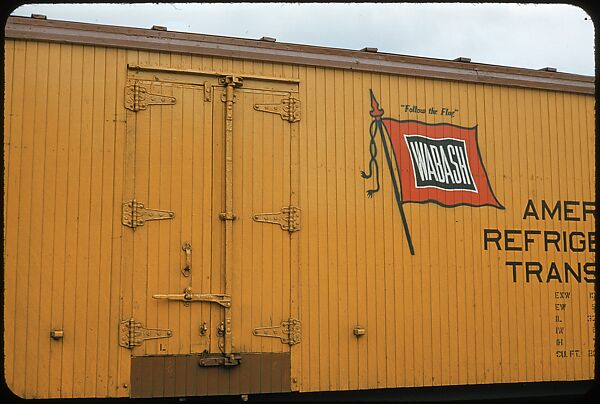[155 Studies of Railroad Car Insiginias, For Fortune Article "Before They Disappear"], Walker Evans (American, St. Louis, Missouri 1903–1975 New Haven, Connecticut), Color film transparency