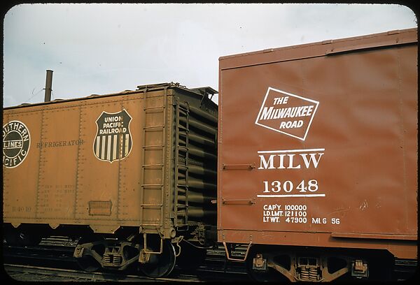 [155 Studies of Railroad Car Insiginias, For Fortune Article "Before They Disappear"], Walker Evans (American, St. Louis, Missouri 1903–1975 New Haven, Connecticut), Color film transparency