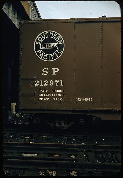 [155 Studies of Railroad Car Insiginias, For Fortune Article "Before They Disappear"], Walker Evans (American, St. Louis, Missouri 1903–1975 New Haven, Connecticut), Color film transparency