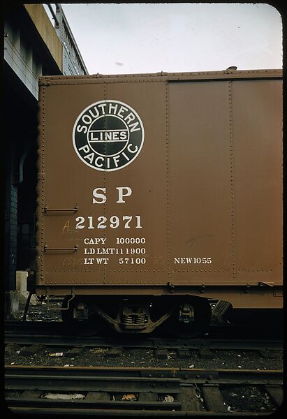 [155 Studies of Railroad Car Insiginias, For Fortune Article "Before They Disappear"], Walker Evans (American, St. Louis, Missouri 1903–1975 New Haven, Connecticut), Color film transparency