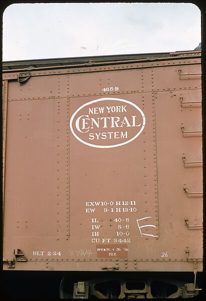 [155 Studies of Railroad Car Insiginias, For Fortune Article "Before They Disappear"], Walker Evans (American, St. Louis, Missouri 1903–1975 New Haven, Connecticut), Color film transparency