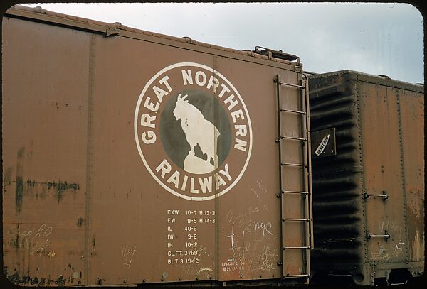 [155 Studies of Railroad Car Insiginias, For Fortune Article "Before They Disappear"], Walker Evans (American, St. Louis, Missouri 1903–1975 New Haven, Connecticut), Color film transparency