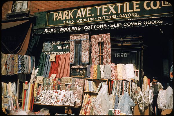 [Sidewalk Displays, for the Series "The Pitch Direct," Fortune Magazine, 1957], Walker Evans (American, St. Louis, Missouri 1903–1975 New Haven, Connecticut), Color film transparencies