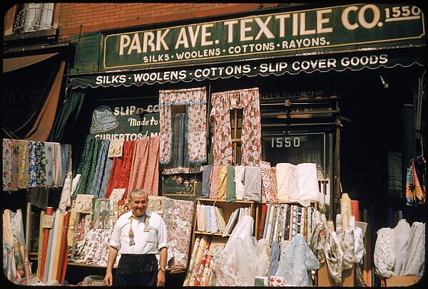 [Sidewalk Displays, for the Series "The Pitch Direct," Fortune Magazine, 1957], Walker Evans (American, St. Louis, Missouri 1903–1975 New Haven, Connecticut), Color film transparencies