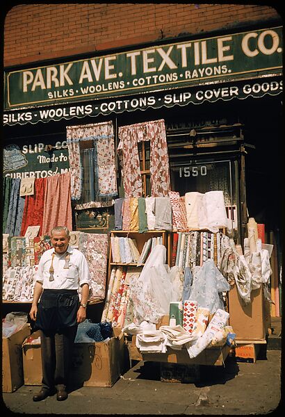 [Sidewalk Displays, for the Series "The Pitch Direct," Fortune Magazine, 1957], Walker Evans (American, St. Louis, Missouri 1903–1975 New Haven, Connecticut), Color film transparencies