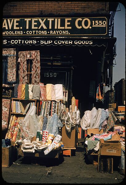 [Sidewalk Displays, for the Series "The Pitch Direct," Fortune Magazine, 1957], Walker Evans (American, St. Louis, Missouri 1903–1975 New Haven, Connecticut), Color film transparencies