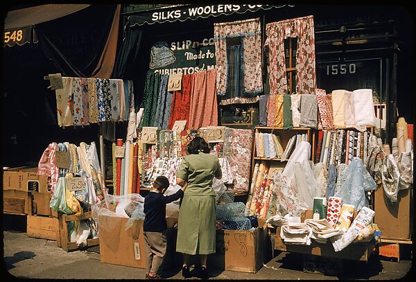 [Sidewalk Displays, for the Series "The Pitch Direct," Fortune Magazine, 1957], Walker Evans (American, St. Louis, Missouri 1903–1975 New Haven, Connecticut), Color film transparencies