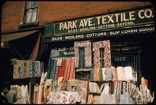 [Sidewalk Displays, for the Series "The Pitch Direct," Fortune Magazine, 1957], Walker Evans (American, St. Louis, Missouri 1903–1975 New Haven, Connecticut), Color film transparencies